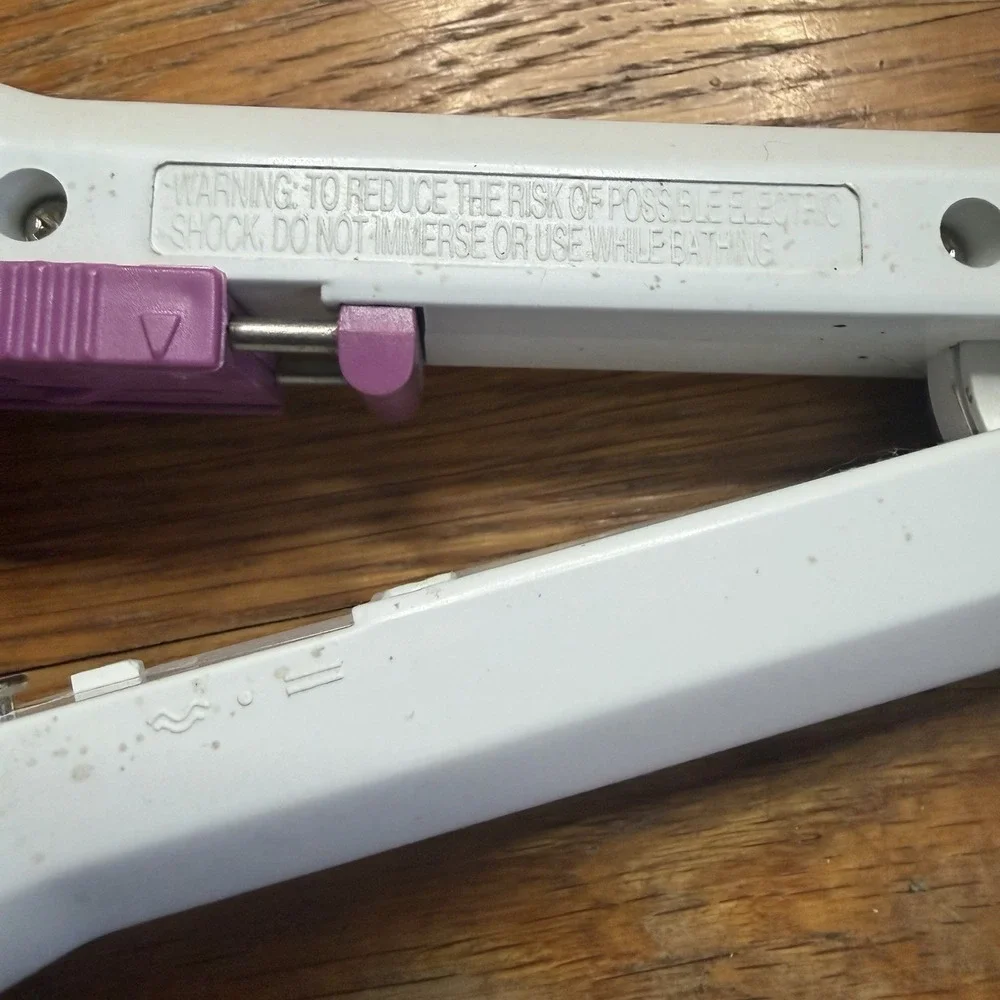 Vintage ConAir Turn Styles Hair Crimper and Straightener Heating Tool Model C66